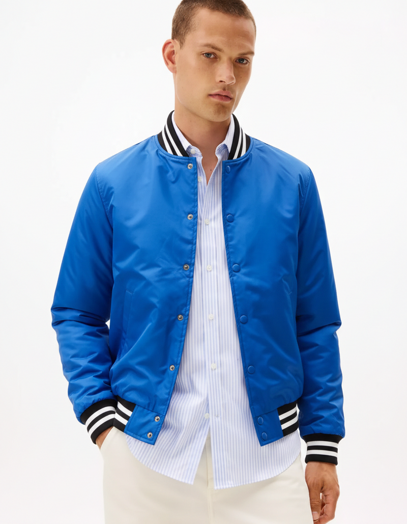 YI Varsity Bomber Jacket  - Blue
