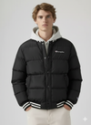Men’s Black Puffer Bomber Jacket