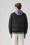 Men’s Black Puffer Bomber Jacket
