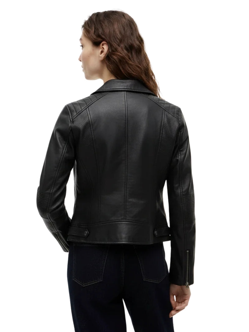 Women's Cafe Racer Leather Jacket