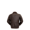 Men's Shearling Flight Aviator Bomber Leather Jacket - Bull Armour
